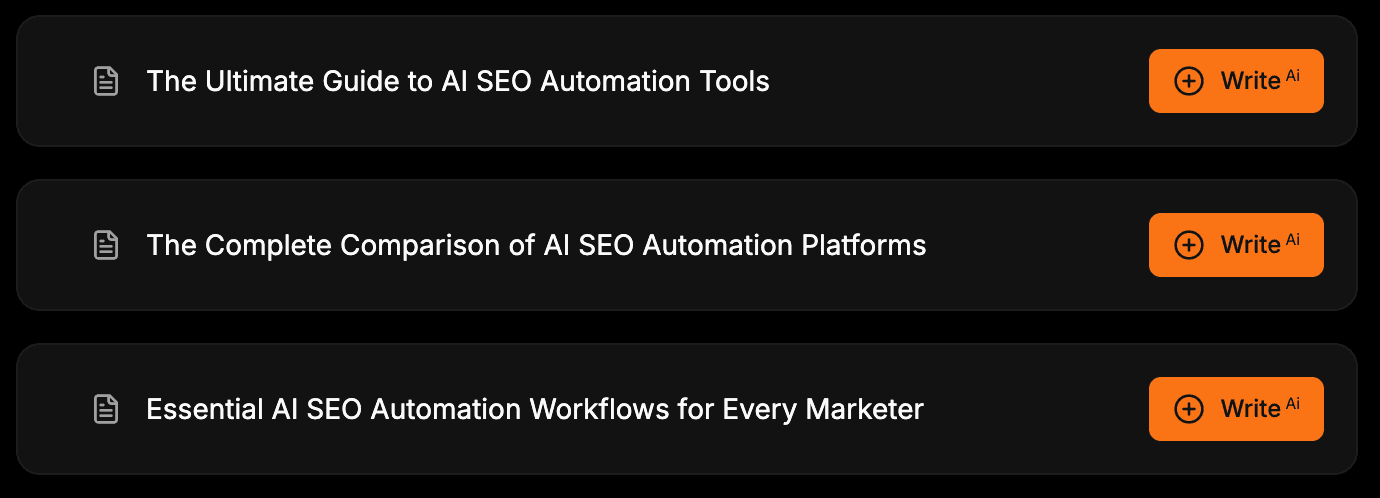 AI content recommendations